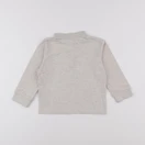 Vertbaudet - polo gris - 4 ans