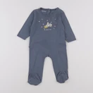 Vertbaudet - pyjama coton bleu - 9 mois