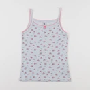 Petit Bateau - maillot de corps bleu, rose - 8 ans
