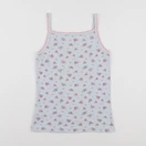 Petit Bateau - maillot de corps bleu, rose - 8 ans