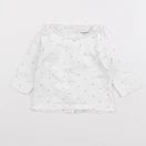 Vertbaudet - tee-shirt blanc - 3 mois