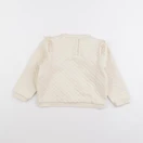 Vertbaudet - sweat beige - 3 ans