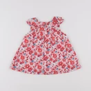 Jacadi - robe liberty rouge, rose - 6 mois