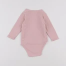 Vertbaudet - body rose - 9 mois