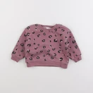 Zara - sweat rose - 3/6 mois