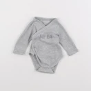 Vertbaudet - body gris - 1 mois