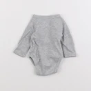 Vertbaudet - body gris - 1 mois