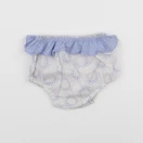 Jacadi - bloomer blanc, bleu - 3 mois