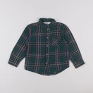 H&M - chemise vert - 2/3 ans