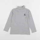 Vertbaudet - sous-pull gris - 8 ans