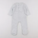 Vertbaudet - pyjama velours blanc - 2 ans