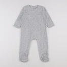 Vertbaudet - pyjama velours gris - 2 ans