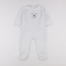 Vertbaudet - pyjama velours blanc - 2 ans