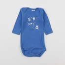 Petit Bateau - body bleu - 3 mois
