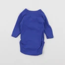 Petit Bateau - body bleu - 0 mois