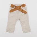 Vertbaudet - pantalon blanc - 6 mois