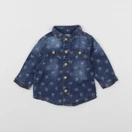 Vertbaudet - chemise bleu - 3 mois