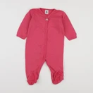 Petit Bateau - pyjama coton rose - 6 mois