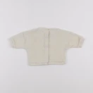 Vertbaudet - sweat beige - 1 mois