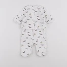 Vertbaudet - pyjama velours blanc - 0 mois