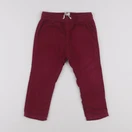 H&M - pantalon doublé rouge - 18/24 mois