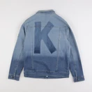 IKKS - veste imprimé au dos bleu - 12 ans