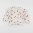 Vertbaudet - sweat rouge - 36 mois