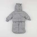 Vertbaudet - combi-pilote gris - 1 mois