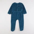 Vertbaudet - pyjama velours bleu - 2 ans