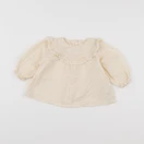 Vertbaudet - blouse beige - 6 mois