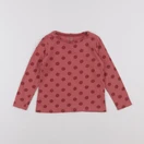 Vertbaudet - tee-shirt rouge, rose - 4 ans
