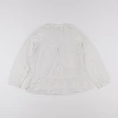 Vertbaudet - blouse blanc, argent - 8 ans