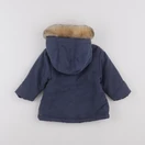 Vertbaudet - parka bleu - 9 mois