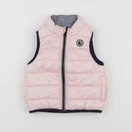 Petit Bateau - doudoune réversible rose - 6 mois