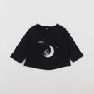 Vertbaudet - tee-shirt noir - 1 mois
