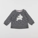 H&M - sweat gris - 3/6 mois
