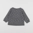 H&M - sweat gris - 3/6 mois