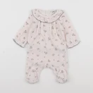 Cyrillus - pyjama velours rose - 1 mois