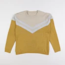 Vertbaudet - pull jaune, beige - 14 ans