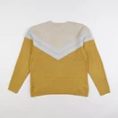 Vertbaudet - pull jaune, beige - 14 ans