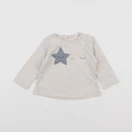 Zara - tee-shirt beige - 1/3 mois