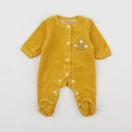 Vertbaudet - pyjama velours jaune - 0 mois
