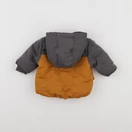 Vertbaudet - doudoune gris, marron - 3 mois