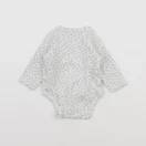 Vertbaudet - body blanc, vert - 0 mois