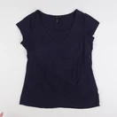 H&M - tee-shirt grossesse bleu - 40