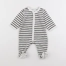 La Redoute - pyjama velours gris - 3 mois