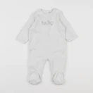 Vertbaudet - pyjama coton blanc - 6 mois