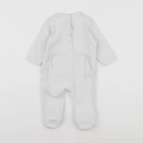 Vertbaudet - pyjama coton blanc - 6 mois