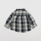Tape à l'oeil - chemise bleu, vert - 9 mois