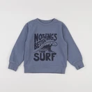 Vertbaudet - sweat bleu - 6 ans